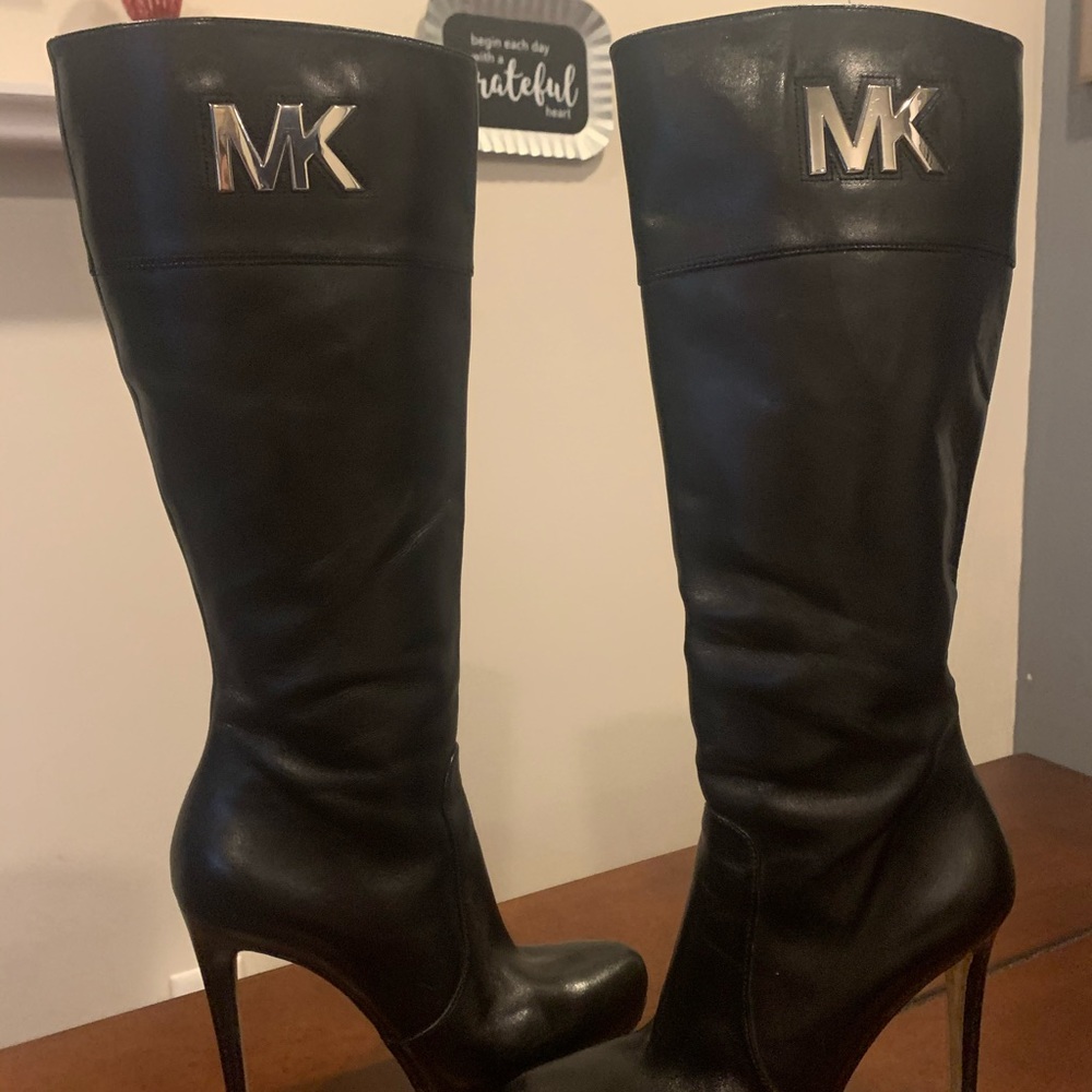 Michael Kors high heel boots.
